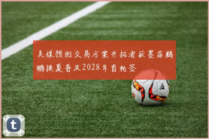 美媒预测交易方案开拓者获墨菲鹈鹕换夏普及2028年首轮签